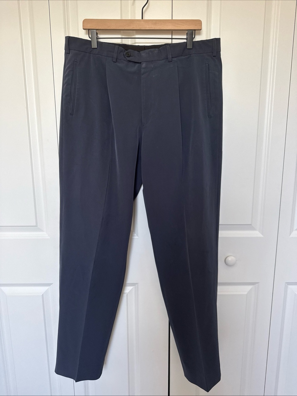 Prada Rare Tech Poly Gray Suit Pants Mens Size 54-please read describtion